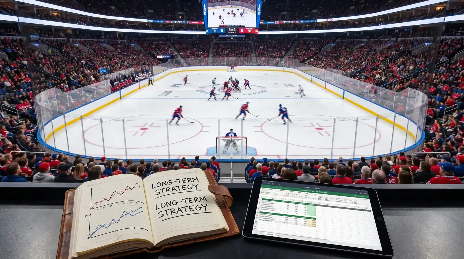 An ice hockey bettor consistently beating the closing line over time