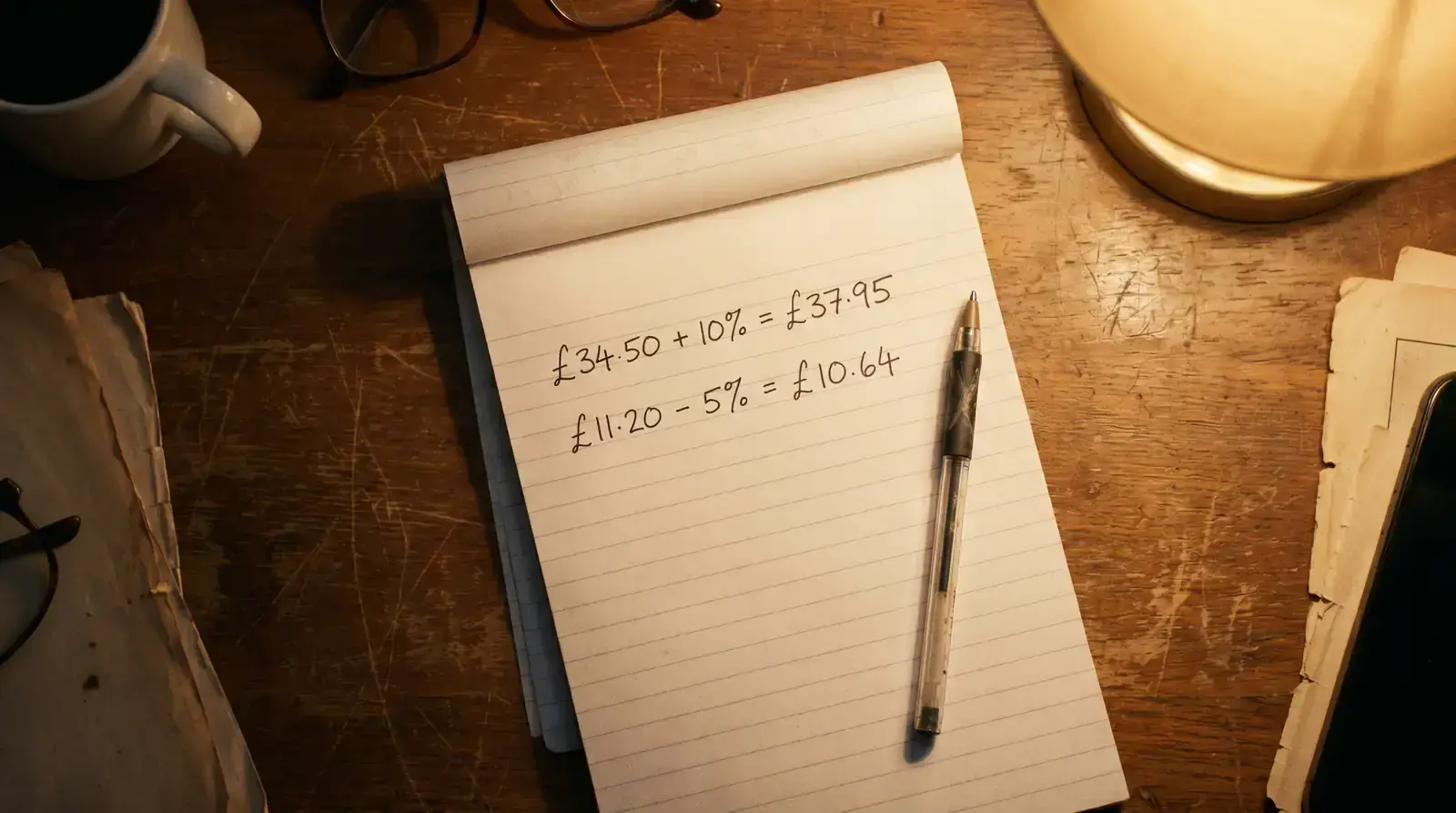 A bettor working out a bookmaker's margin from ice hockey odds on paper