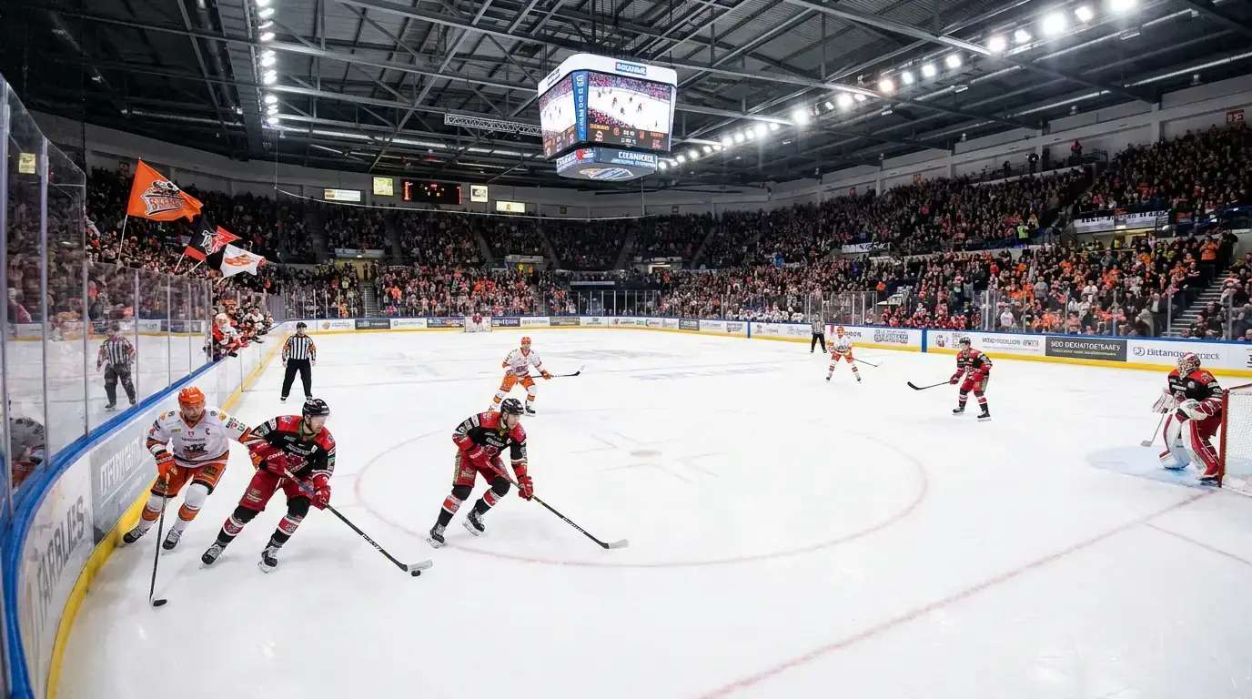 A full set of EIHL ice hockey betting markets displayed for a British fixture