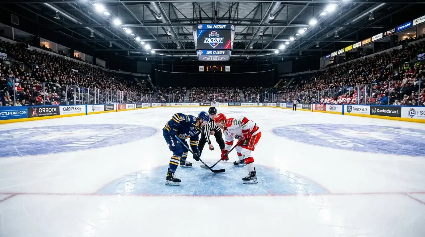 EIHL title contenders facing off on the ice during a key league fixture