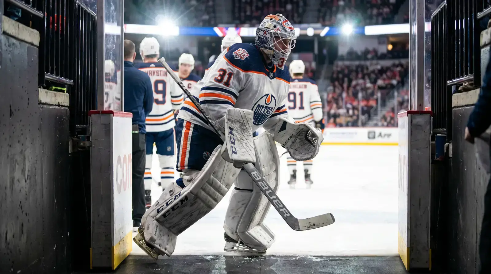 NHL starting goaltender whose confirmation moves the betting lines before puck drop