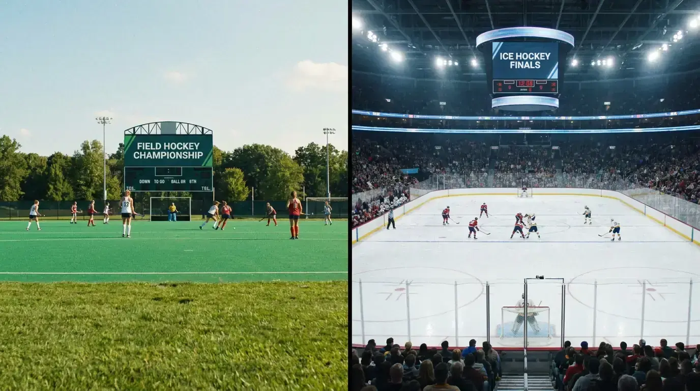 A bettor confusing field hockey for ice hockey in a UK betting menu